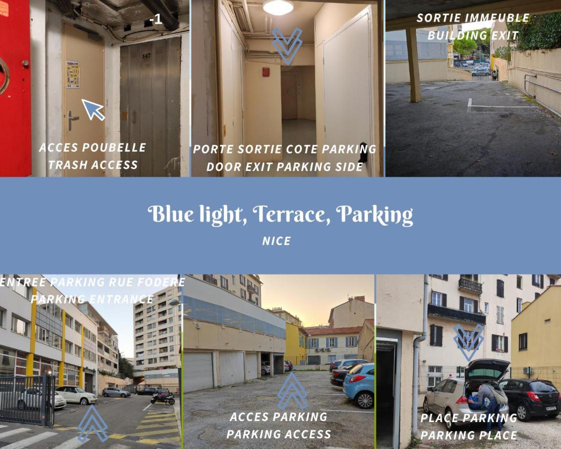Blue Light Terrace - Nice Port Extérieur photo